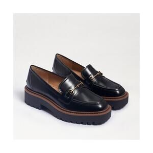 SAM EDELMAN Laurs Lug Sole Loafer Black Size 5.5